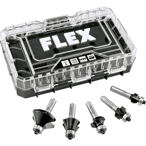 Flex Accessoire pour défonceuse 532011 CER Bit Set1 Flex Accessoire pour défonceuse 532011 CER Bit Set1