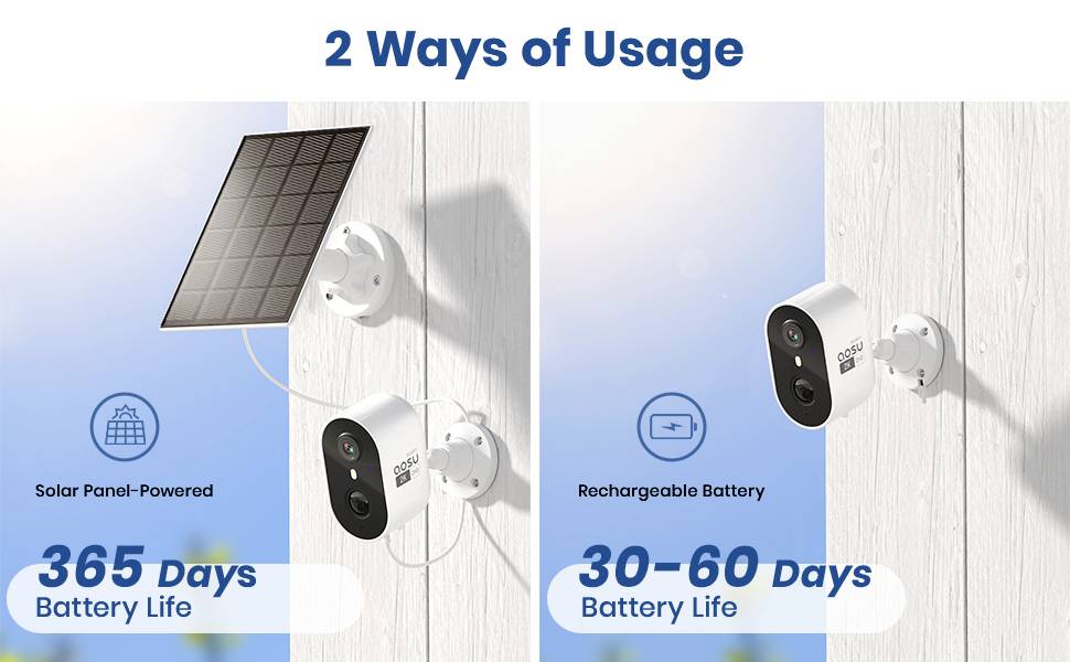 AOS-C7L2.WAEU01000 Aosu C7L Wi-Fi IP Caméra de surveillance 2304 x 1296 pixels