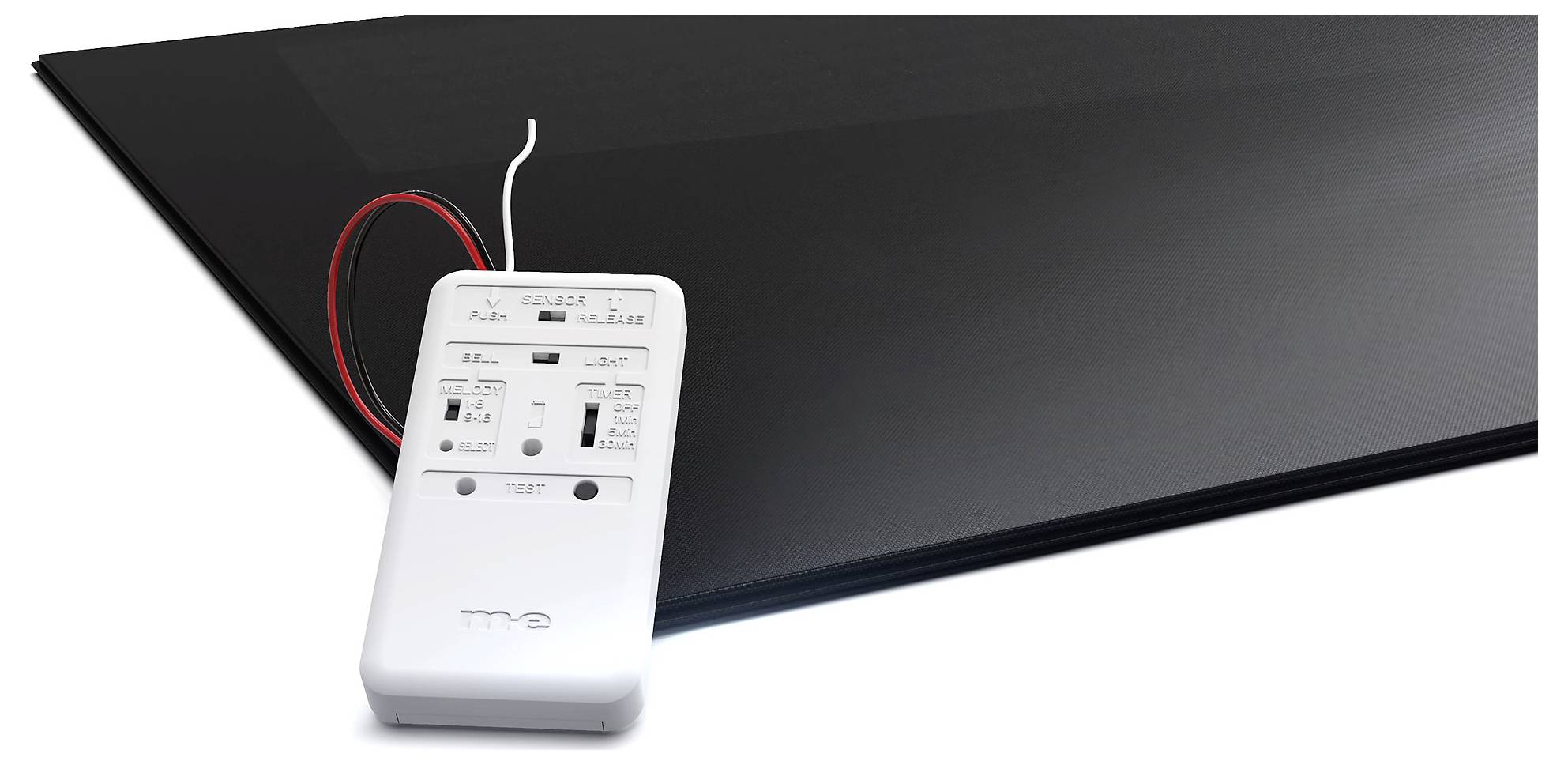 m-e modern-electronics Tapis de contact avec alarme sans fil BELL-5777 100099