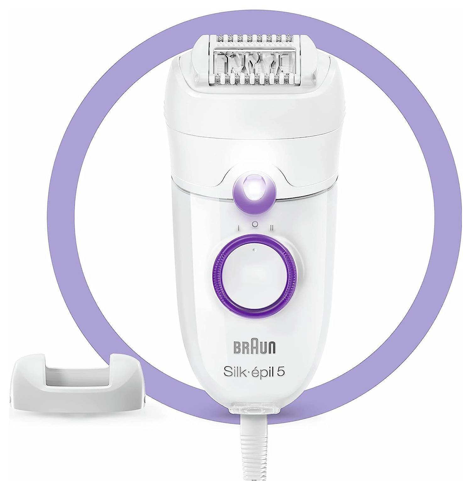 Braun Silk-épil 5 5 Epilateur violet, blanc