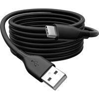 Digitus Câble USB USB 2.0 USB-A mâle, USB-C® mâle 1.00 m noir flexible, très flexible, avec USB, silicone, excellente tenue au Digitus Câble USB USB 2.0 USB-A mâle, USB-C® mâle 1.00 m noir flexible, très flexible, avec USB, silicone, excellente tenue au