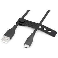 Digitus Câble USB USB 2.0 USB-A mâle, USB-C® mâle 1.00 m noir flexible, très flexible, avec USB, silicone, excellente tenue au Digitus Câble USB USB 2.0 USB-A mâle, USB-C® mâle 1.00 m noir flexible, très flexible, avec USB, silicone, excellente tenue au