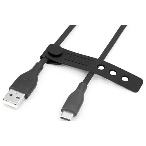 Digitus Câble USB USB 2.0 USB-A mâle, USB-C® mâle 1.00 m noir flexible, très flexible, avec USB, silicone, excellente tenue au Digitus Câble USB USB 2.0 USB-A mâle, USB-C® mâle 1.00 m noir flexible, très flexible, avec USB, silicone, excellente tenue au