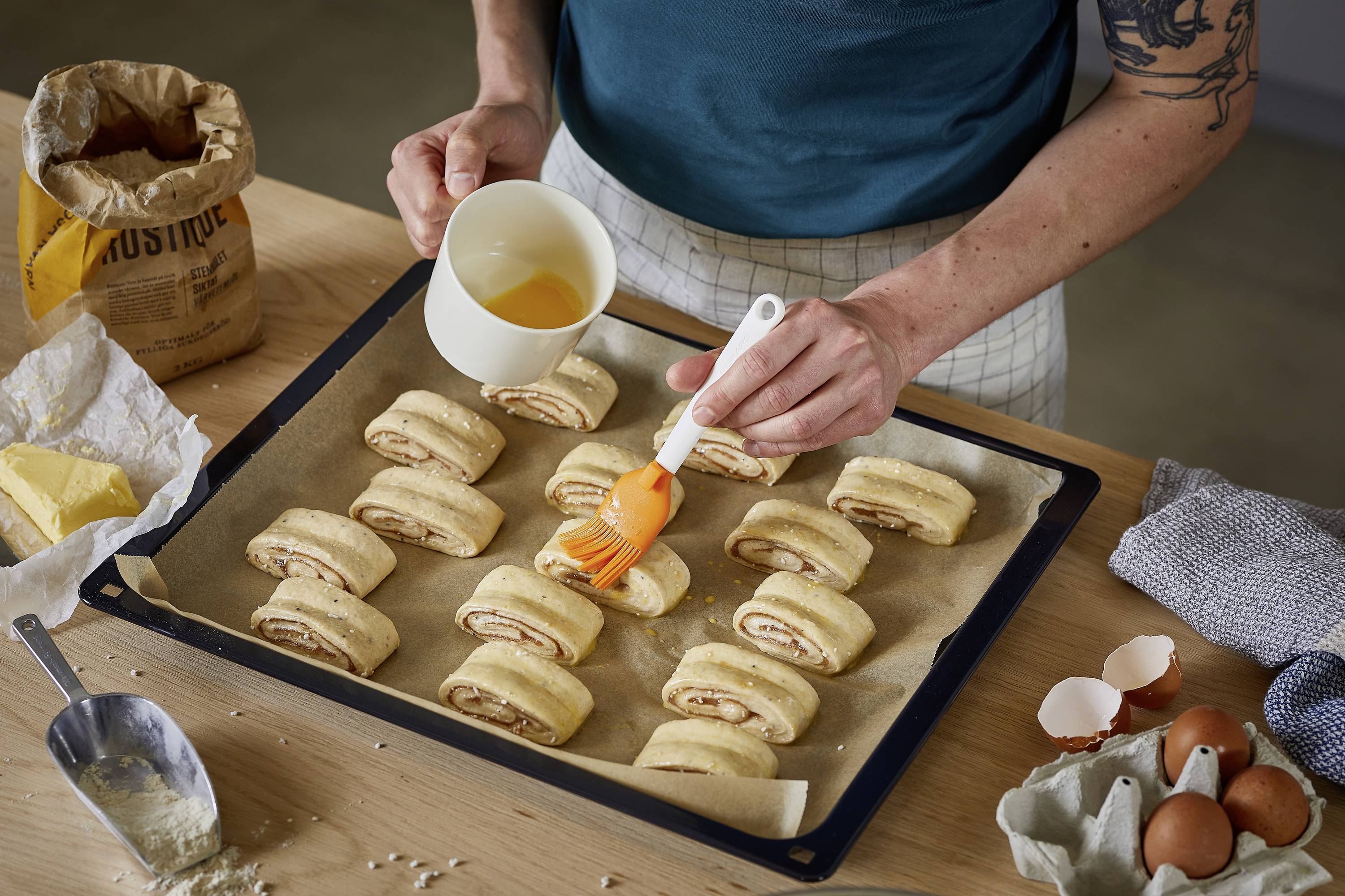 Fiskars 1023614 Pinceau en silicone de forme fonctionnelle