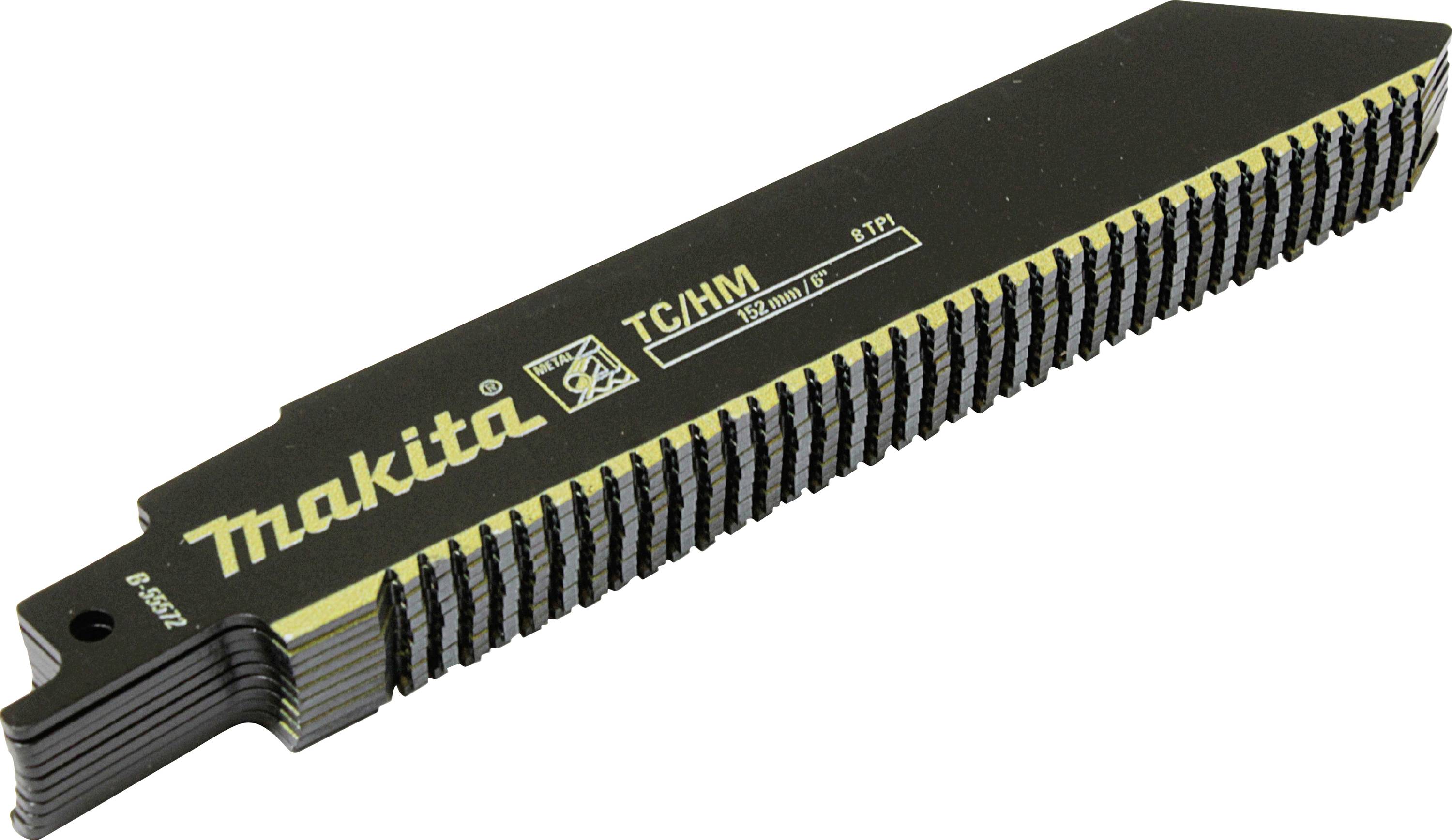 Makita B-55572-10 Feuille reciprop TC 152/8T 10 pcs. Longueur lame de scie 152 mm 10 pc(s)