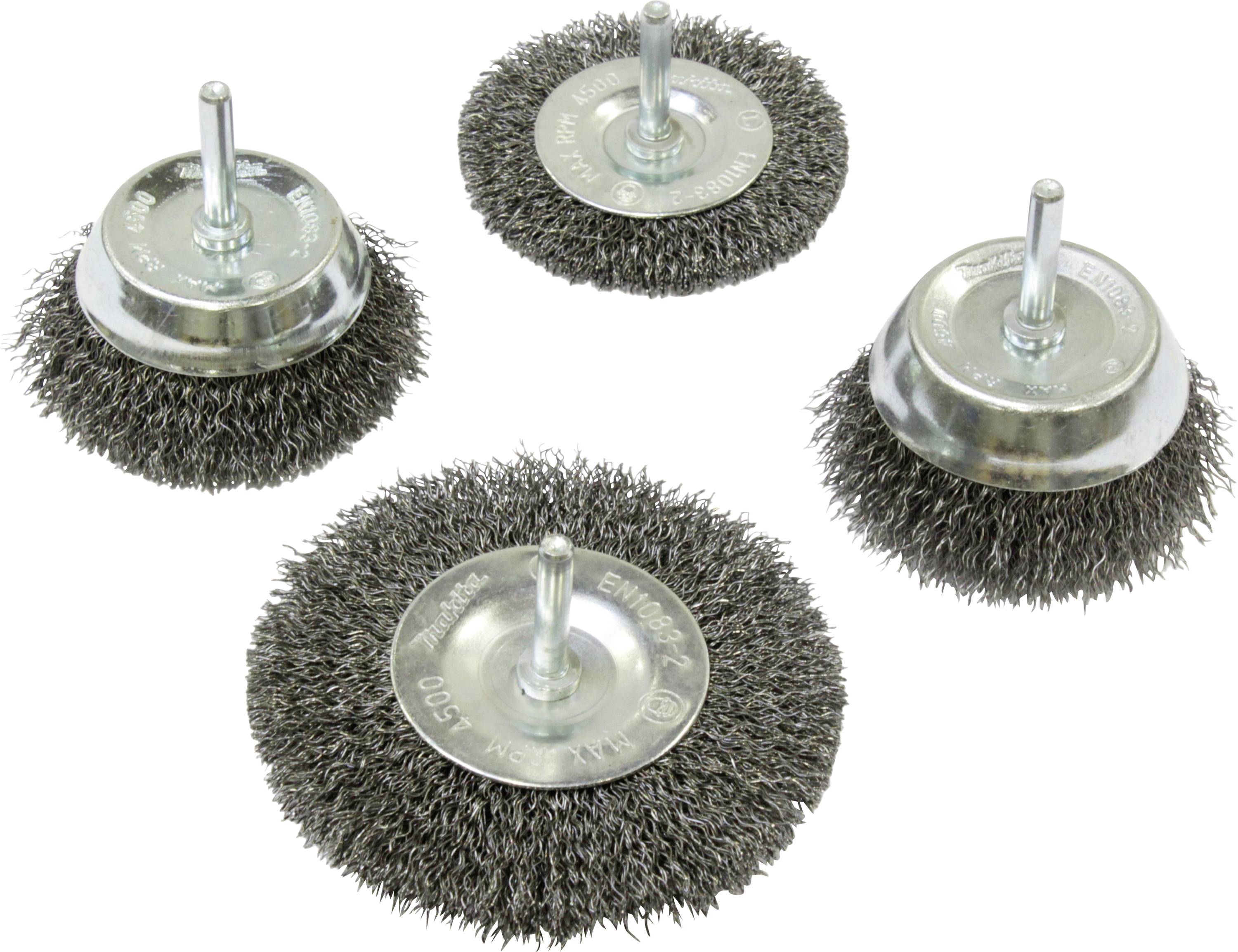 Makita Jeu de brosses rondes, 4 pièces Acier D-65729 1 pc(s)