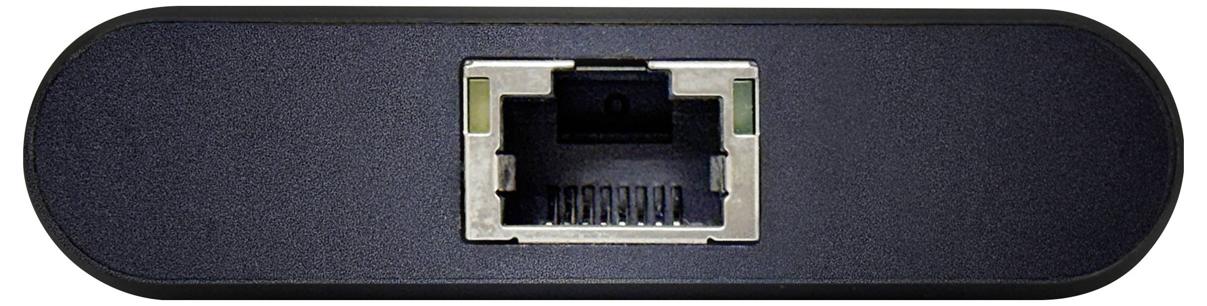 Un port réseau noir ou port Ethernet sur un appareil, prêt à recevoir un câble Ethernet.
