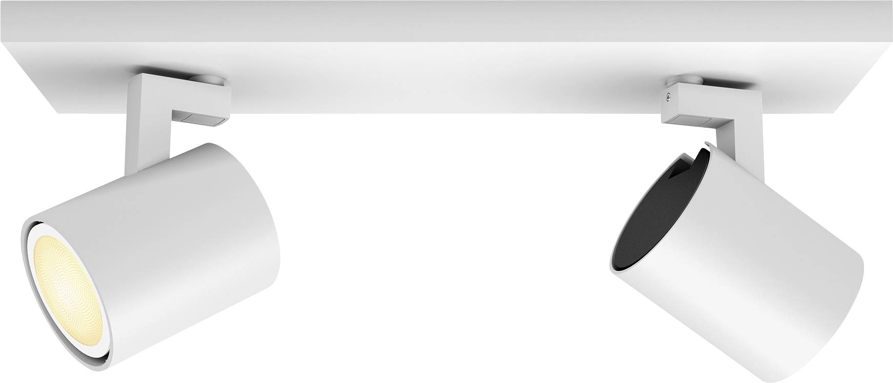 Philips Hue Projecteur de plafond 8720169320475 Runner GU10 8.4 W blanc chaud, blanc neutre, blanc lumière du jour