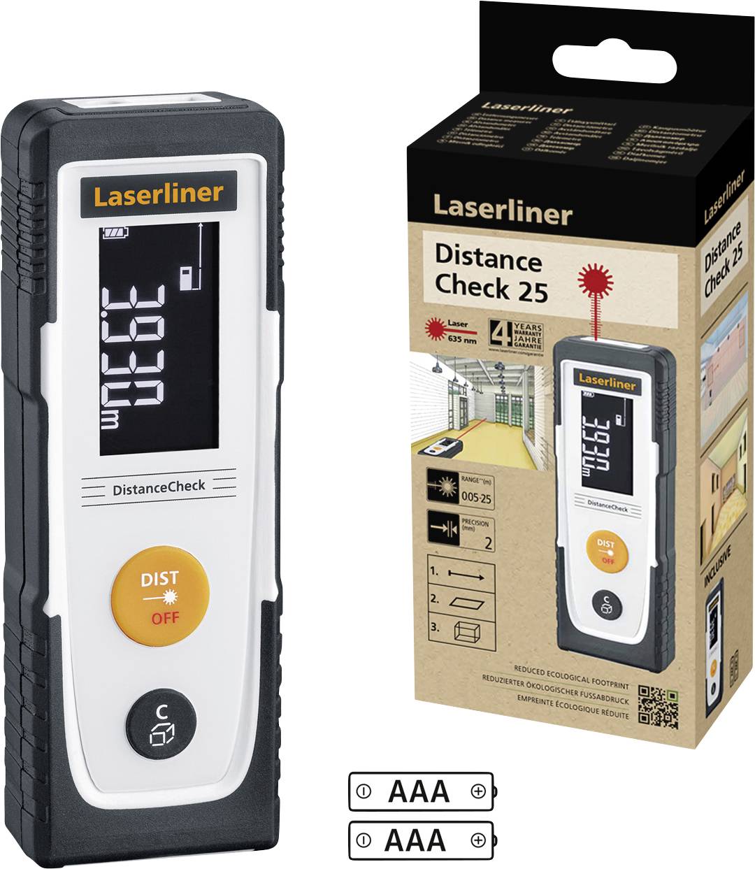 Laserliner DistanceCheck Télémètre laser 25 m