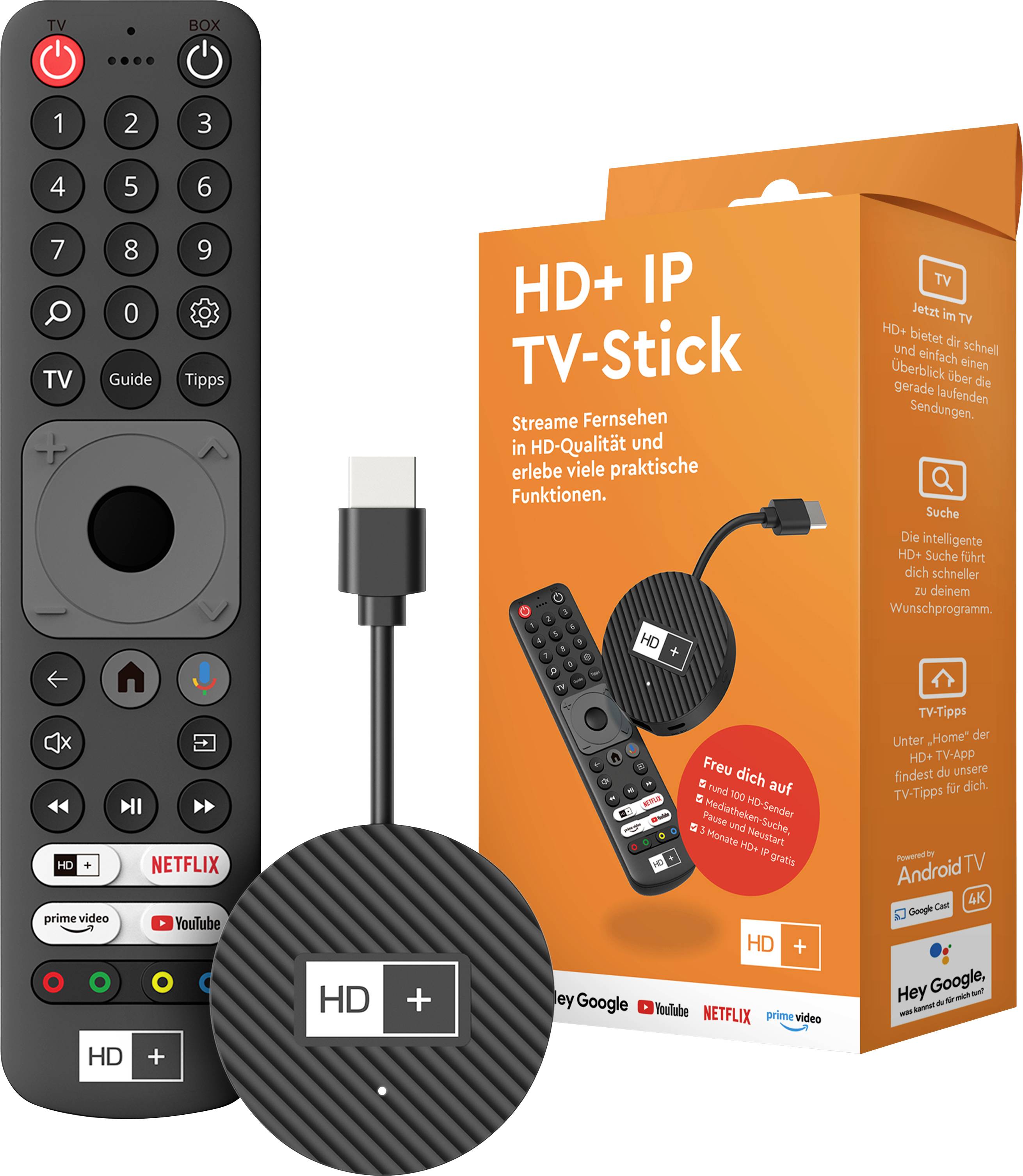 HD Plus IP Clé TV avec télécommande