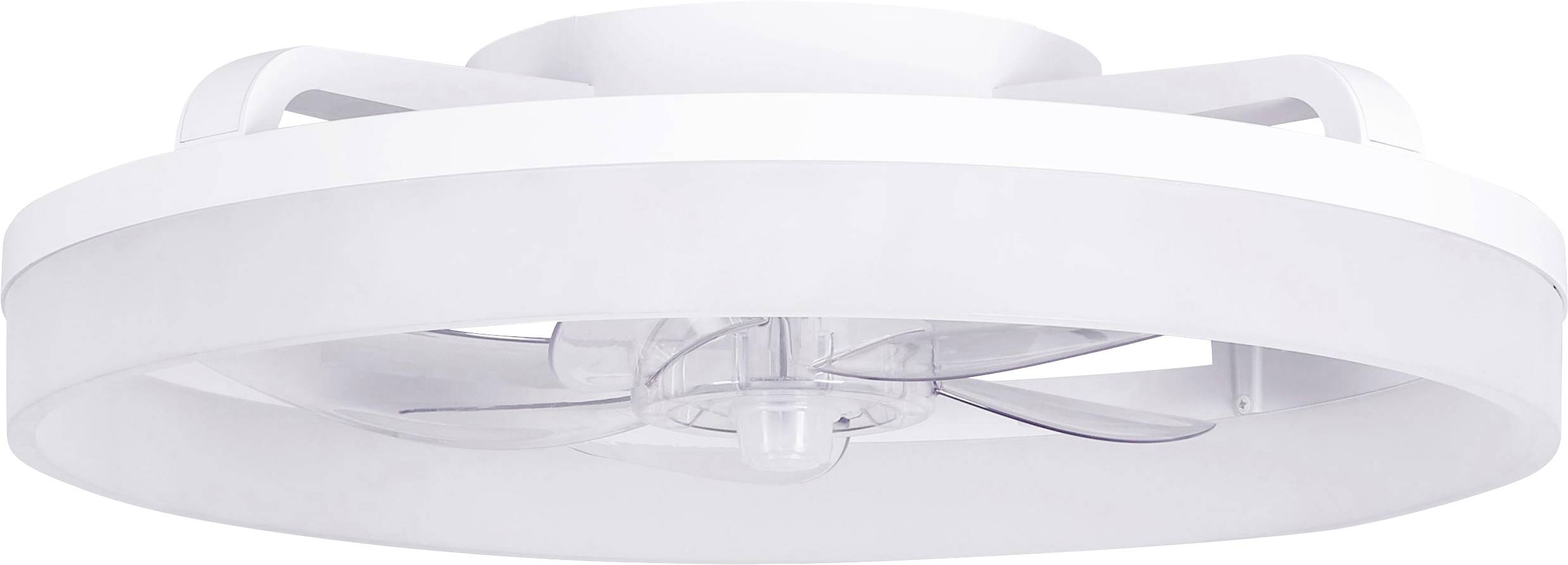 Westinghouse Ventilateur de plafond 20 W (Ø x H) 500 mm x 165 mm blanc minuteur, avec télécommande, avec éclairage, pale