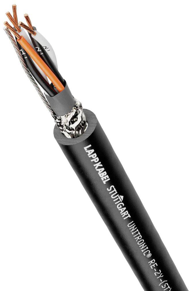LAPP 1032431/500 Câble de données UNITRONIC® RE-2Y(ST)YV noir 500 m