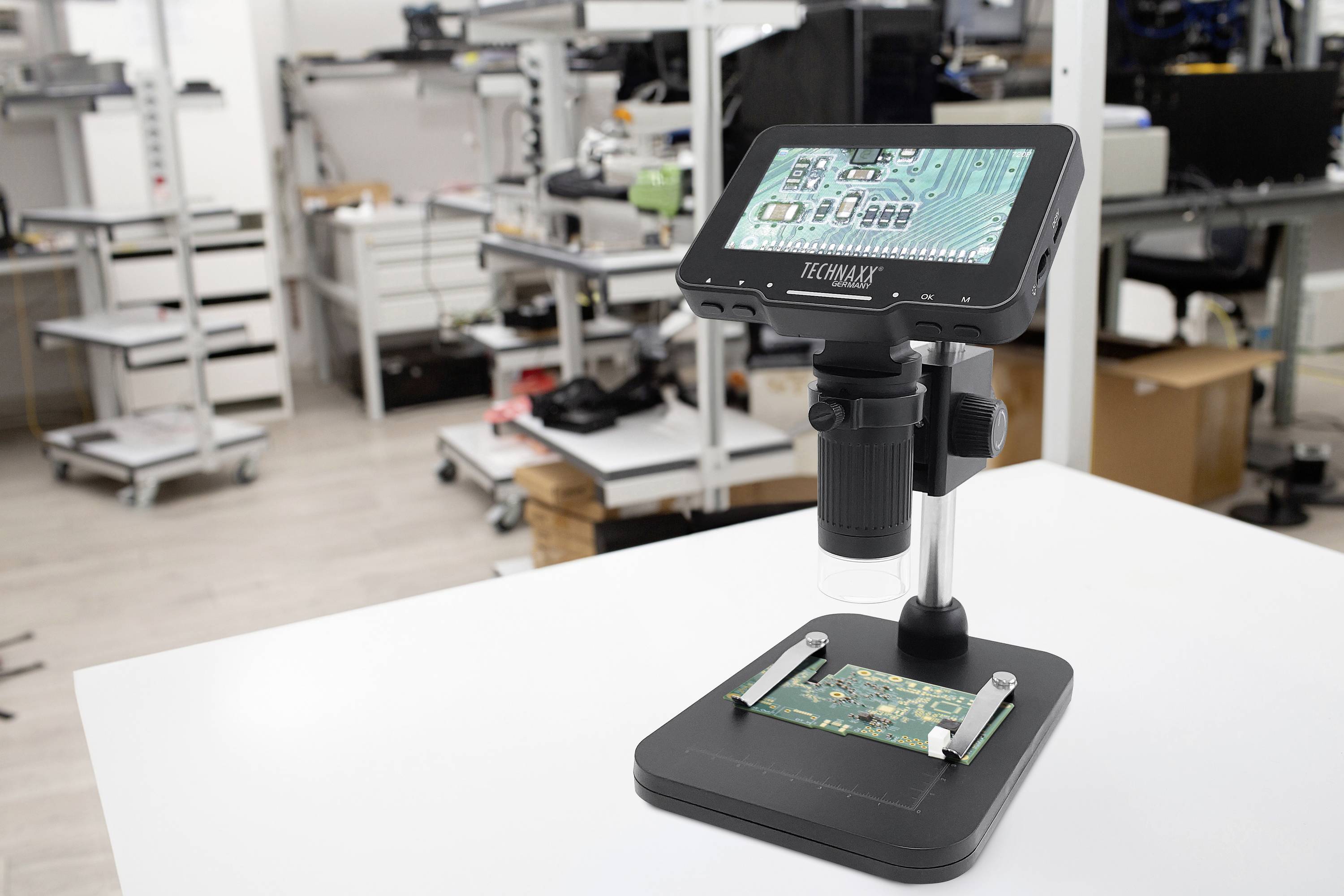 Technaxx 5140 TX-277 Microscope numérique monoculaire 50 x lumière réfléchie