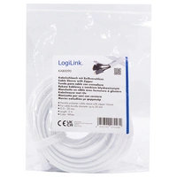 LogiLink KAB0090 KAB0090 Gaine pour câbles 20 mm (max) blanc 5 m LogiLink KAB0090 KAB0090 Gaine pour câbles 20 mm (max) blanc 5 m