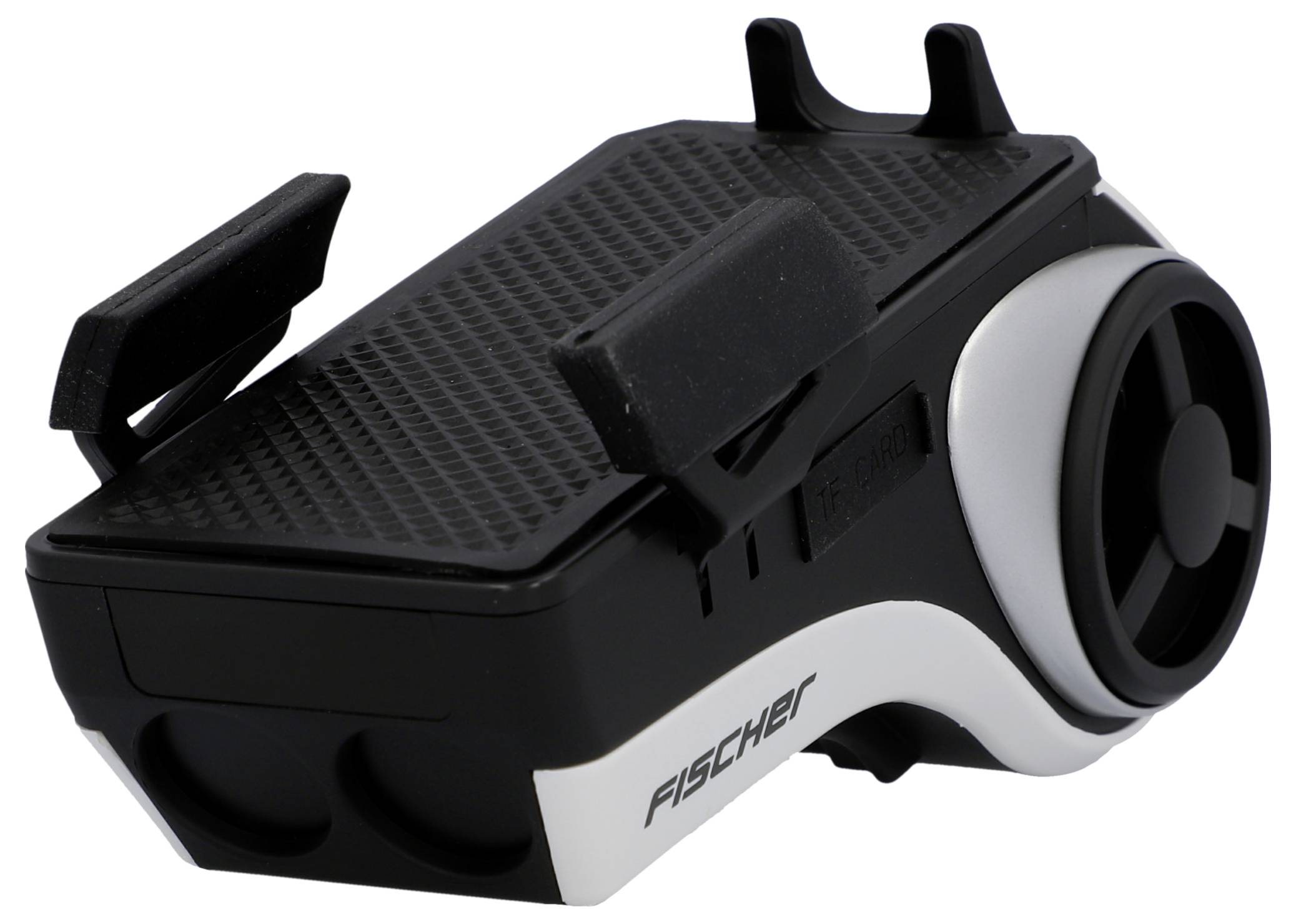 Support de téléphone pour vélo en noir et blanc, adapté pour une fixation sur le guidon afin de naviguer en toute sécurité et d'utiliser facilement votre smartphone.