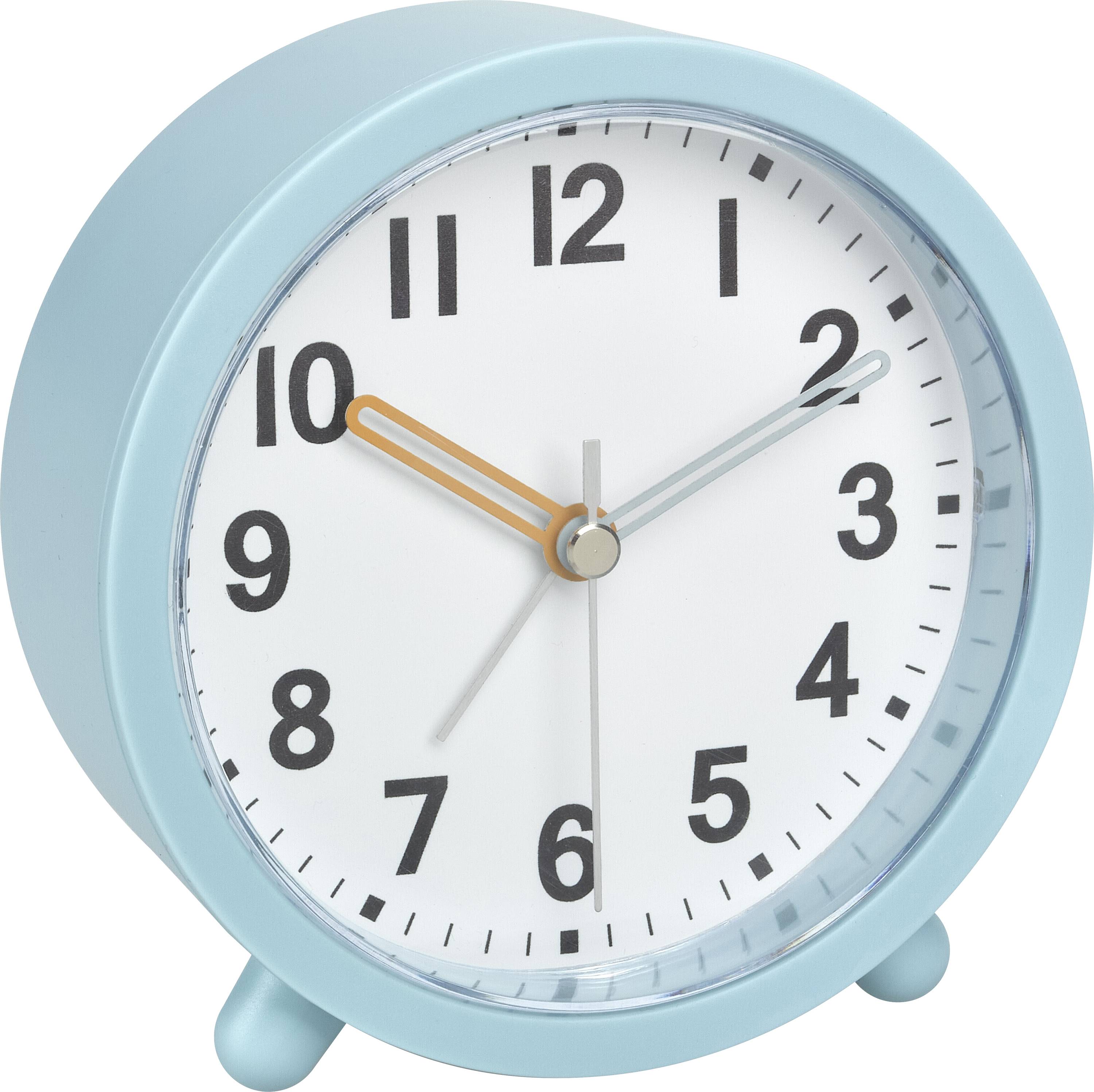 TFA Dostmann 60.1043.20 à quartz Réveil turquoise, bleu Heures de réveil 1 mécanisme d'horloge silencieux