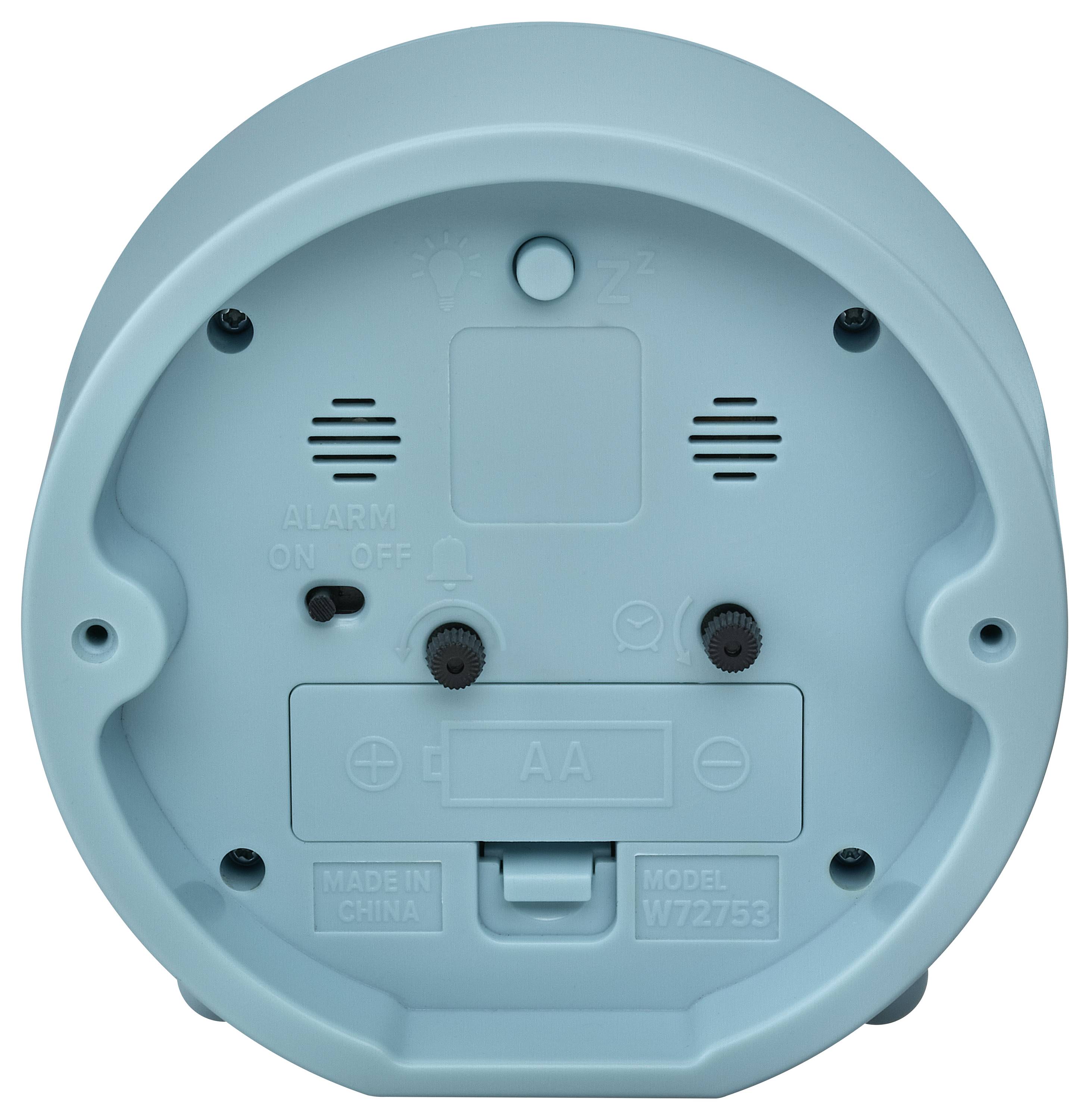 TFA Dostmann 60.1043.20 à quartz Réveil turquoise, bleu Heures de réveil 1 mécanisme d'horloge silencieux