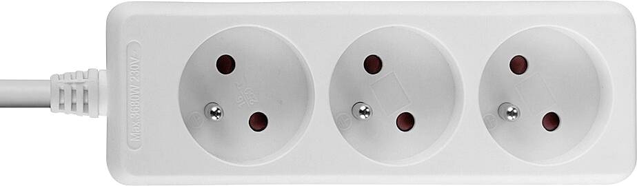 Multiprise LINDY 73120 blanc fiche mâle 1 pc(s)