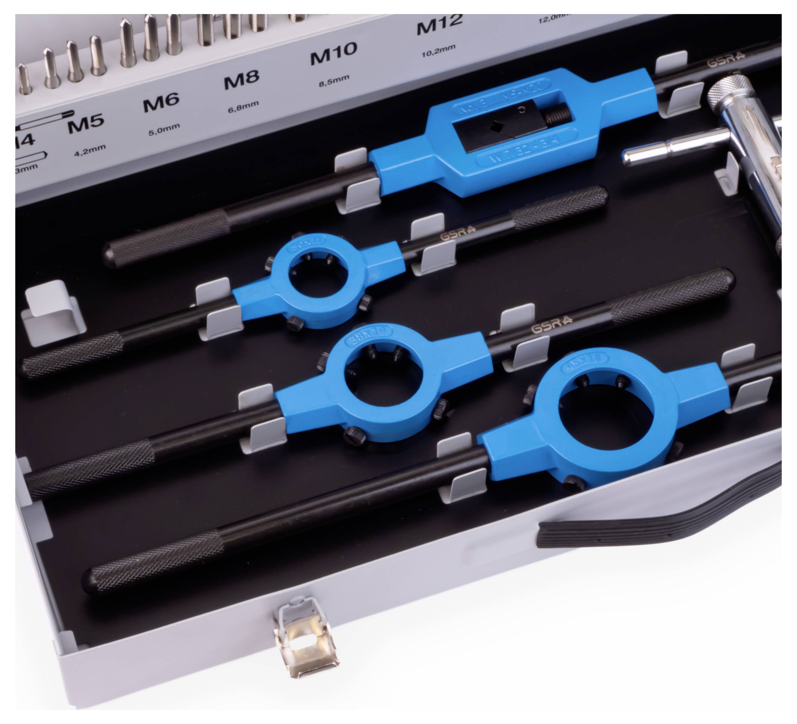 GSR 00708090 Kit de taraudage 56 pièces HSS-G métrique M3 - M18, M20