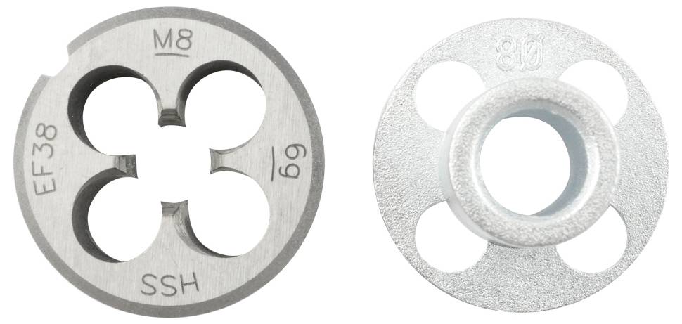 GSR 00707250 Filière métrique M12 HSS-G 25 mm 9 mm