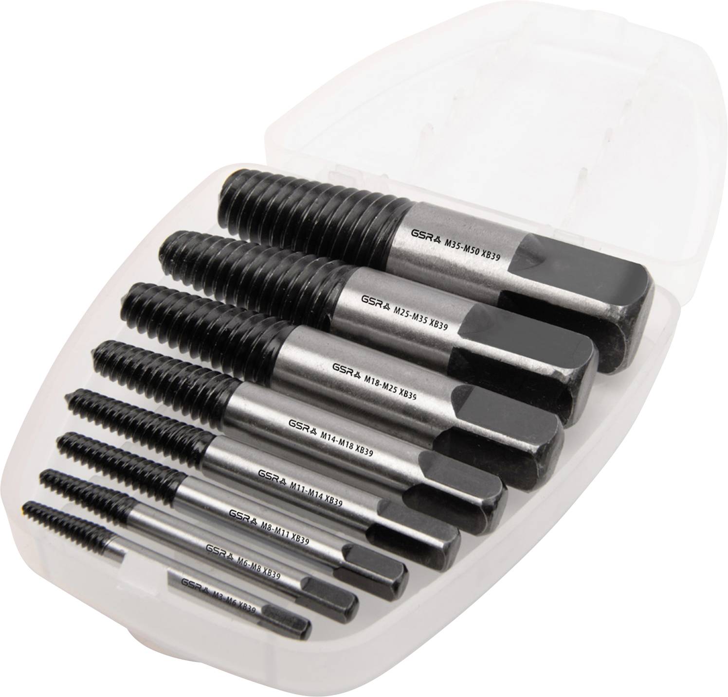 GSR B00902040 Set d'extracteurs de vis M3 - M45, M48, M50