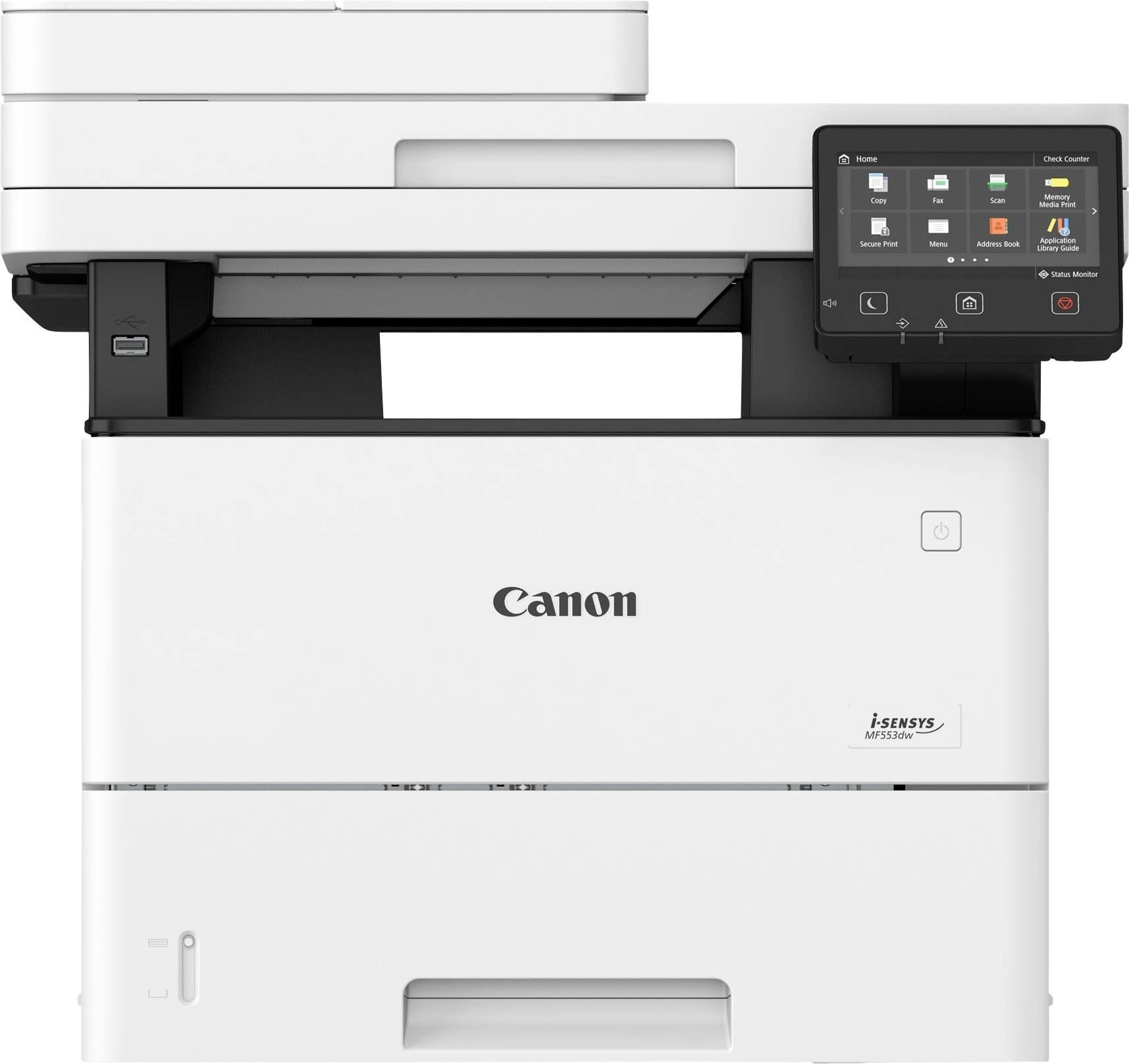 Canon i-SENSYS MF553dw Imprimante multifonction laser, couleur noir et blanc A4 imprimante, scanner, photocopieur, fax chargeur