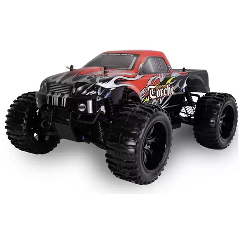 Amewi Torche brushless 1:10 Auto RC électrique Monstertruck 4 roues motrices (4WD) prêt à fonctionner (RtR) 2,4 GHz avec accu et Amewi Torche brushless 1:10 Auto RC électrique Monstertruck 4 roues motrices (4WD) prêt à fonctionner (RtR) 2,4 GHz avec accu et