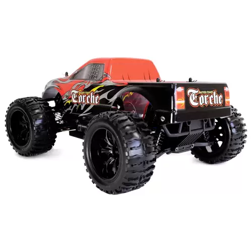 Amewi Torche brushless 1:10 Auto RC électrique Monstertruck 4 roues motrices (4WD) prêt à fonctionner (RtR) 2,4 GHz avec accu et Amewi Torche brushless 1:10 Auto RC électrique Monstertruck 4 roues motrices (4WD) prêt à fonctionner (RtR) 2,4 GHz avec accu et