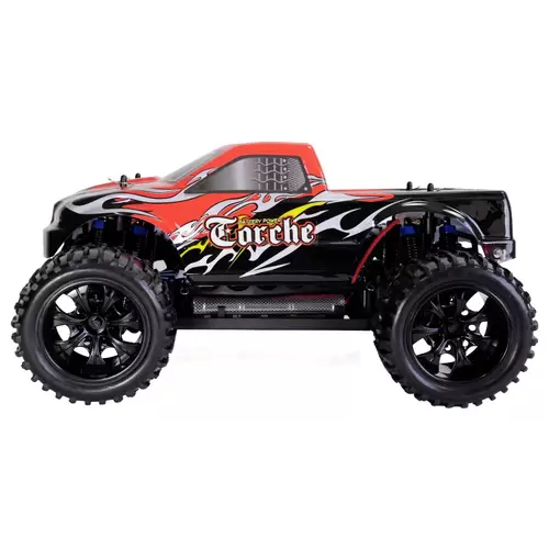 Amewi Torche brushless 1:10 Auto RC électrique Monstertruck 4 roues motrices (4WD) prêt à fonctionner (RtR) 2,4 GHz avec accu et Amewi Torche brushless 1:10 Auto RC électrique Monstertruck 4 roues motrices (4WD) prêt à fonctionner (RtR) 2,4 GHz avec accu et