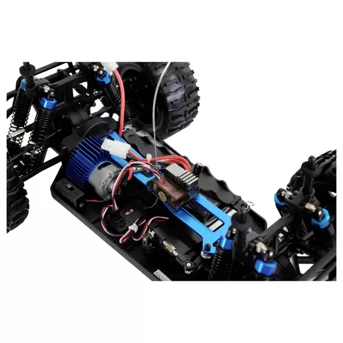 Amewi Torche brushless 1:10 Auto RC électrique Monstertruck 4 roues motrices (4WD) prêt à fonctionner (RtR) 2,4 GHz avec accu et Amewi Torche brushless 1:10 Auto RC électrique Monstertruck 4 roues motrices (4WD) prêt à fonctionner (RtR) 2,4 GHz avec accu et