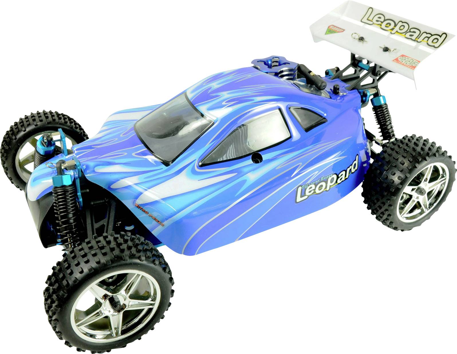 Amewi Leopard GP 1:10 Auto RC nitro Buggy 4 roues motrices (4WD) prêt à fonctionner (RtR) 2,4 GHz