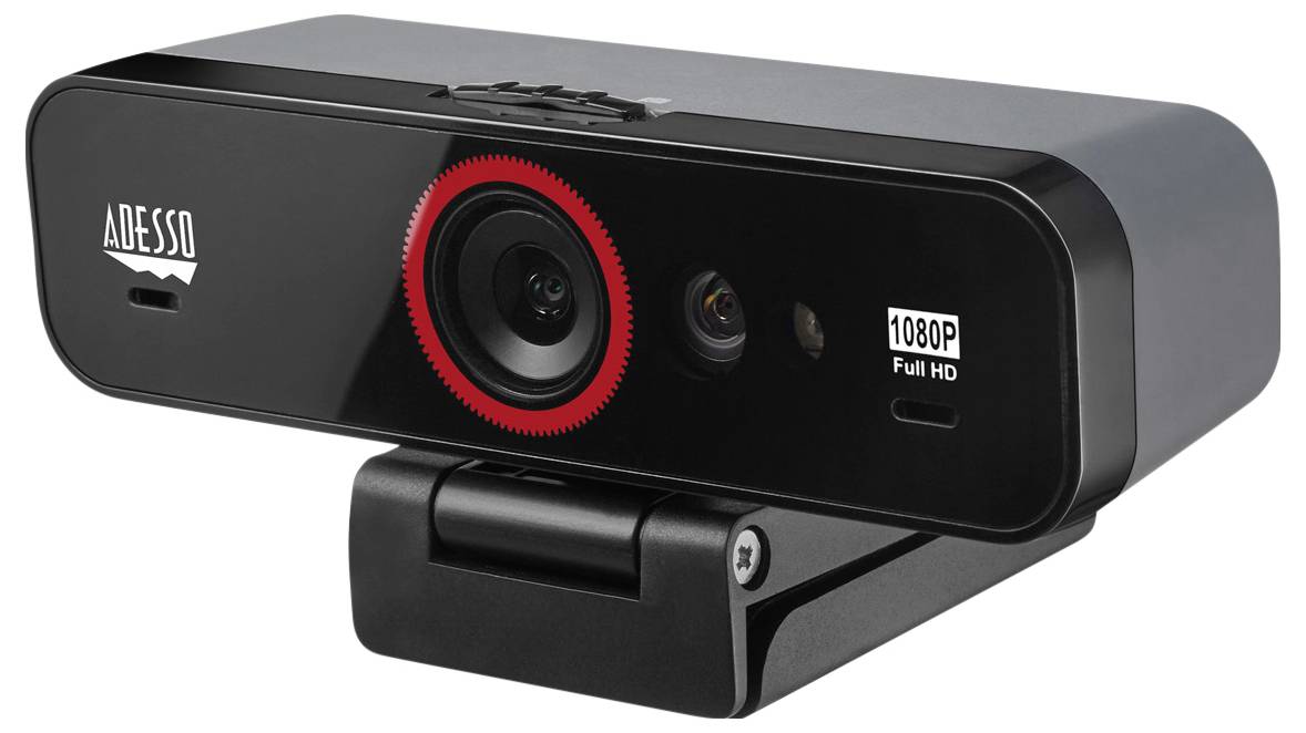 Webcam Full HD Adesso CyberTrack F1 1920 x 1080 Pixel pour Windows Hello