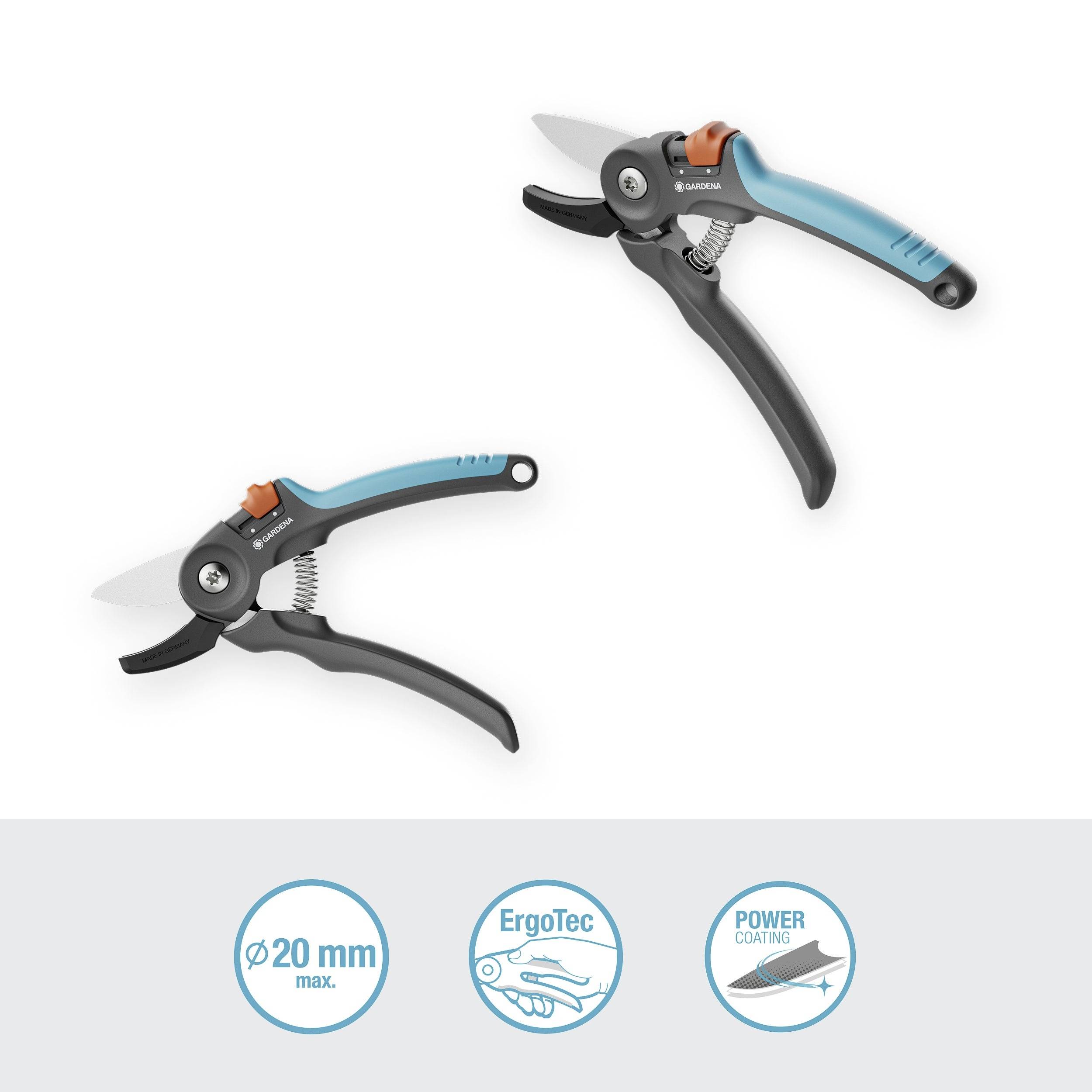 GARDENA 12240-20 PremiumCut Trockenes Holz Sécateur enclume