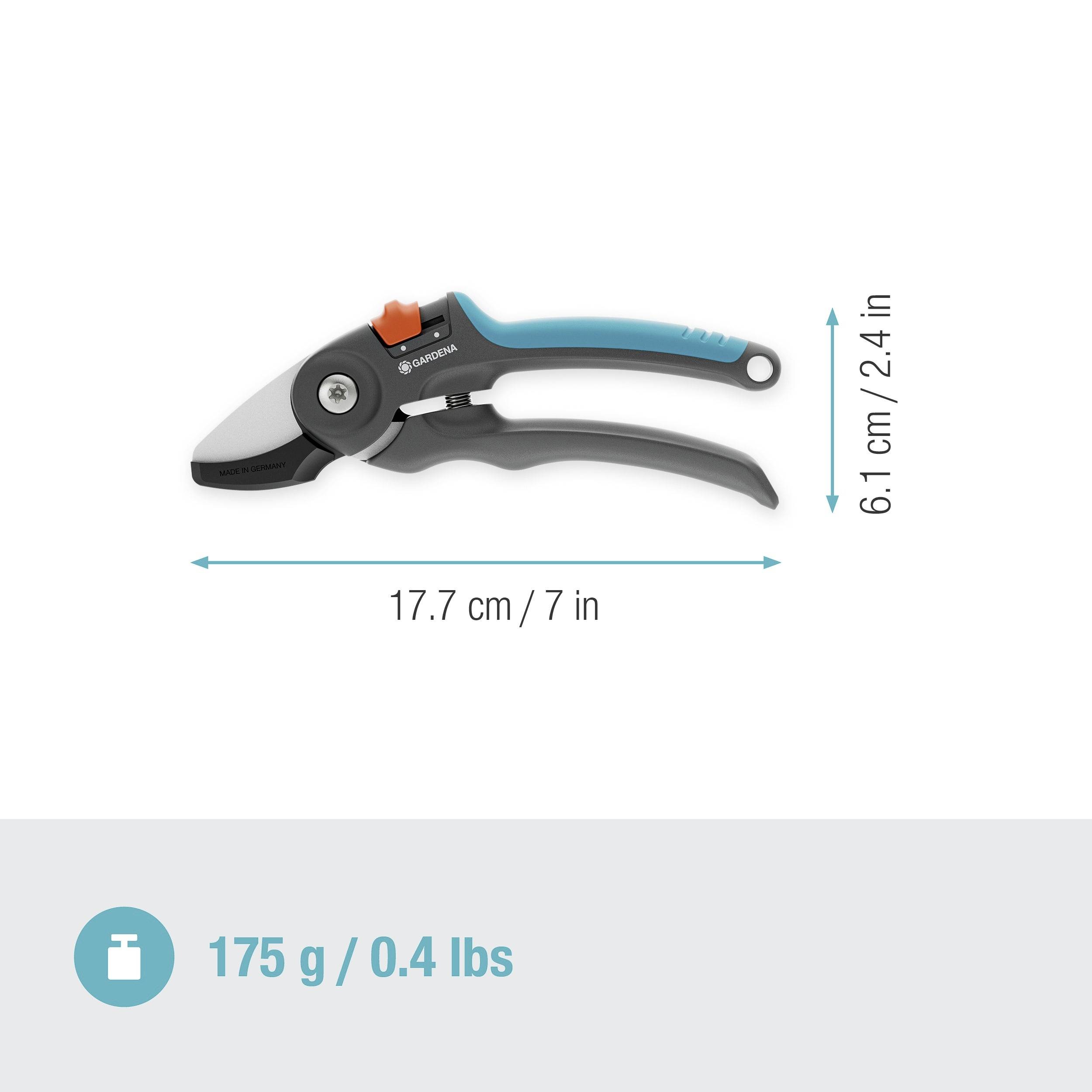 GARDENA 12240-20 PremiumCut Trockenes Holz Sécateur enclume