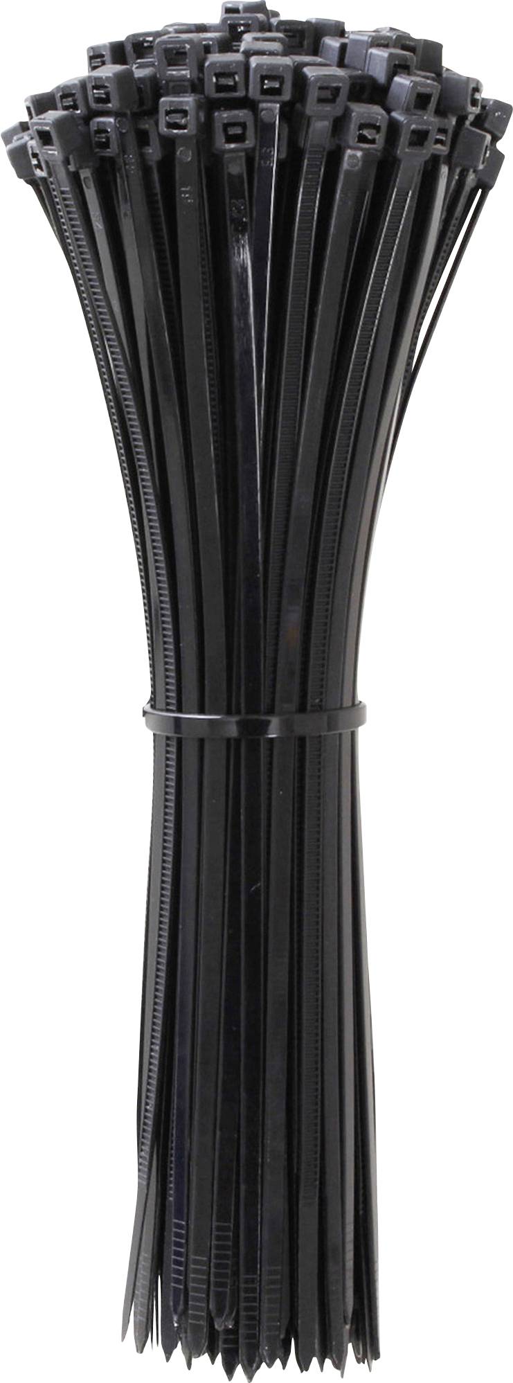 Quadrios 24CA376 24CA376 Serre-câble 450 mm 7.6 mm noir stabilisé aux UV 100 pc(s)