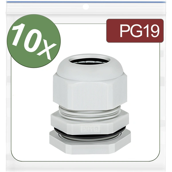 Quadrios 24CA396 Presse-étoupe Polyamide gris 10 pc(s) Quadrios 24CA396 Presse-étoupe Polyamide gris 10 pc(s)