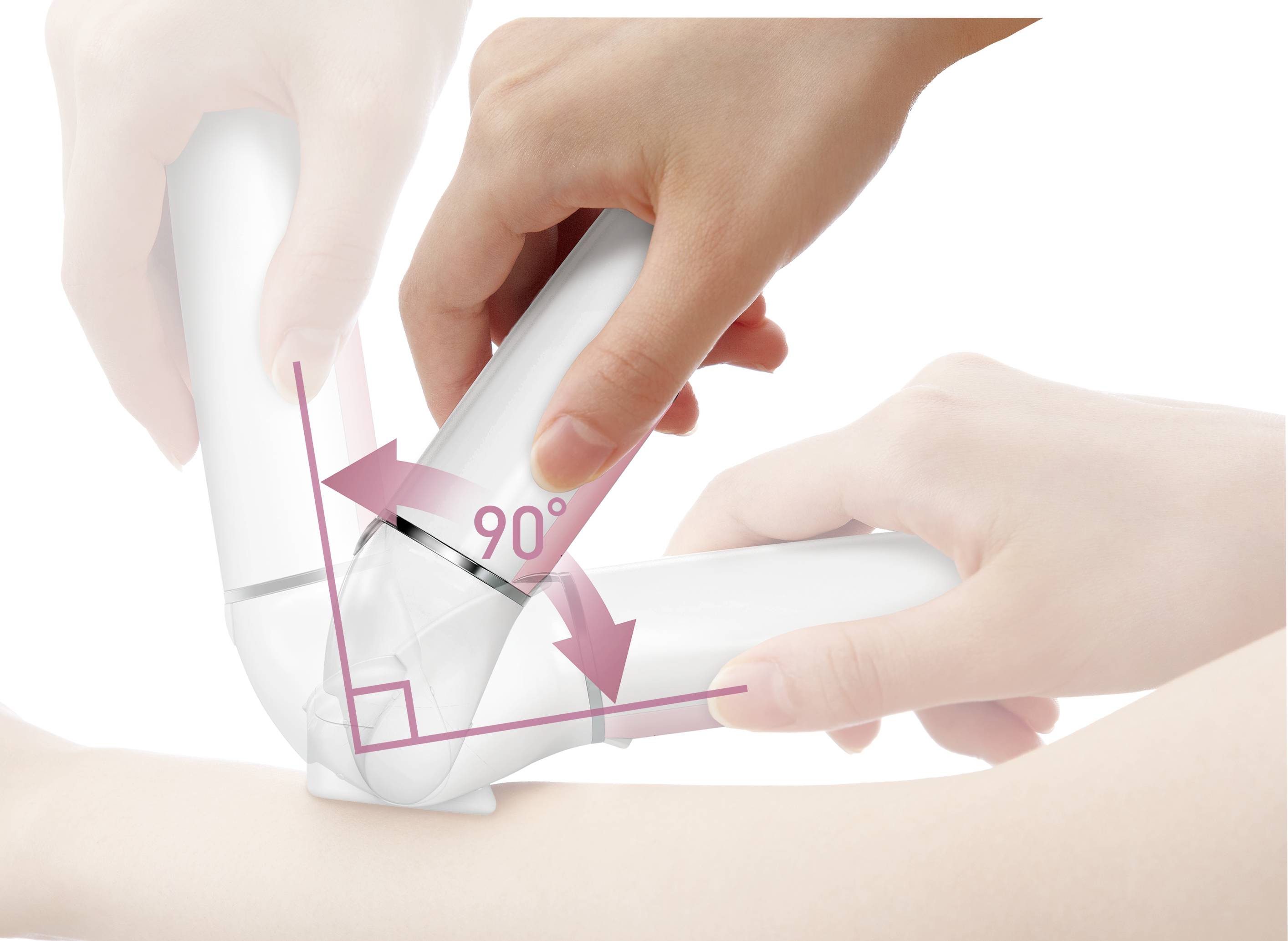 Panasonic ES-EY80 Epilateur blanc, rose