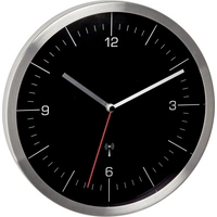 Horloge murale TFA Dostmann 60.3544.01 radiopiloté(e) 245 mm x 41 mm x 245 mm acier inoxydable mécanisme d'horloge silencieux Horloge murale TFA Dostmann 60.3544.01 radiopiloté(e) 245 mm x 41 mm x 245 mm acier inoxydable mécanisme d'horloge silencieux