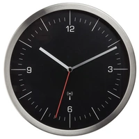 Horloge murale TFA Dostmann 60.3544.01 radiopiloté(e) 245 mm x 41 mm x 245 mm acier inoxydable mécanisme d'horloge silencieux Horloge murale TFA Dostmann 60.3544.01 radiopiloté(e) 245 mm x 41 mm x 245 mm acier inoxydable mécanisme d'horloge silencieux