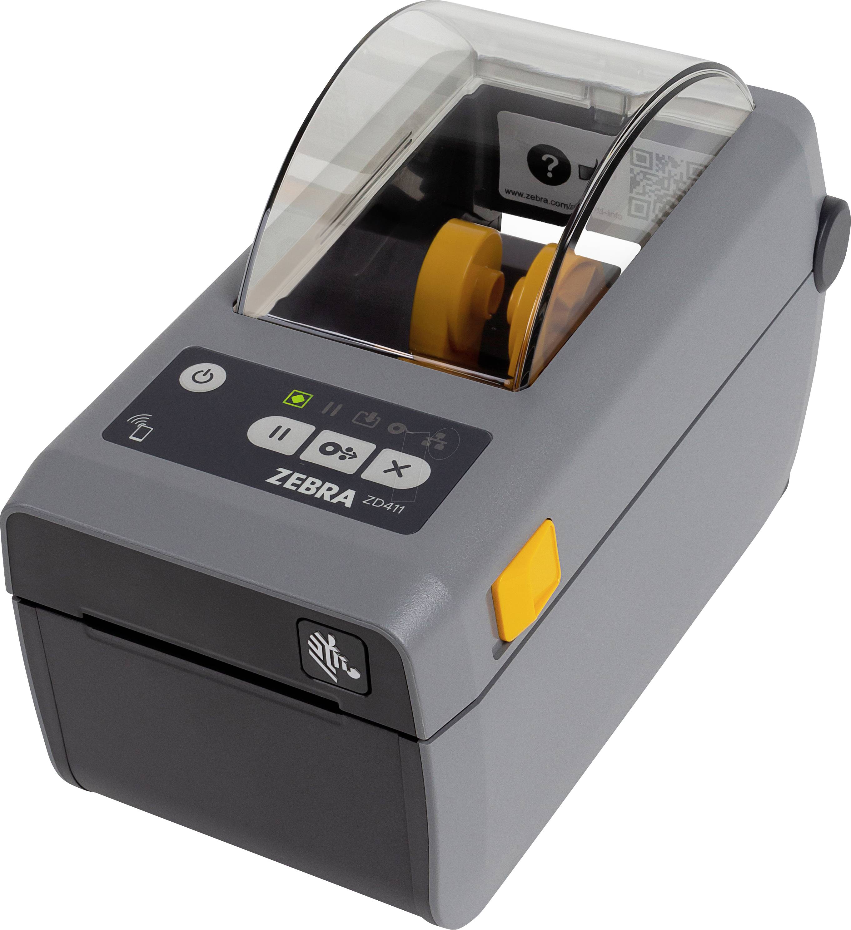 Zebra ZD411 Imprimante d'étiquettes thermique directe 203 x 203 dpi Largeur des étiquettes (max.): 56 mm USB, réseau, Bluetooth®