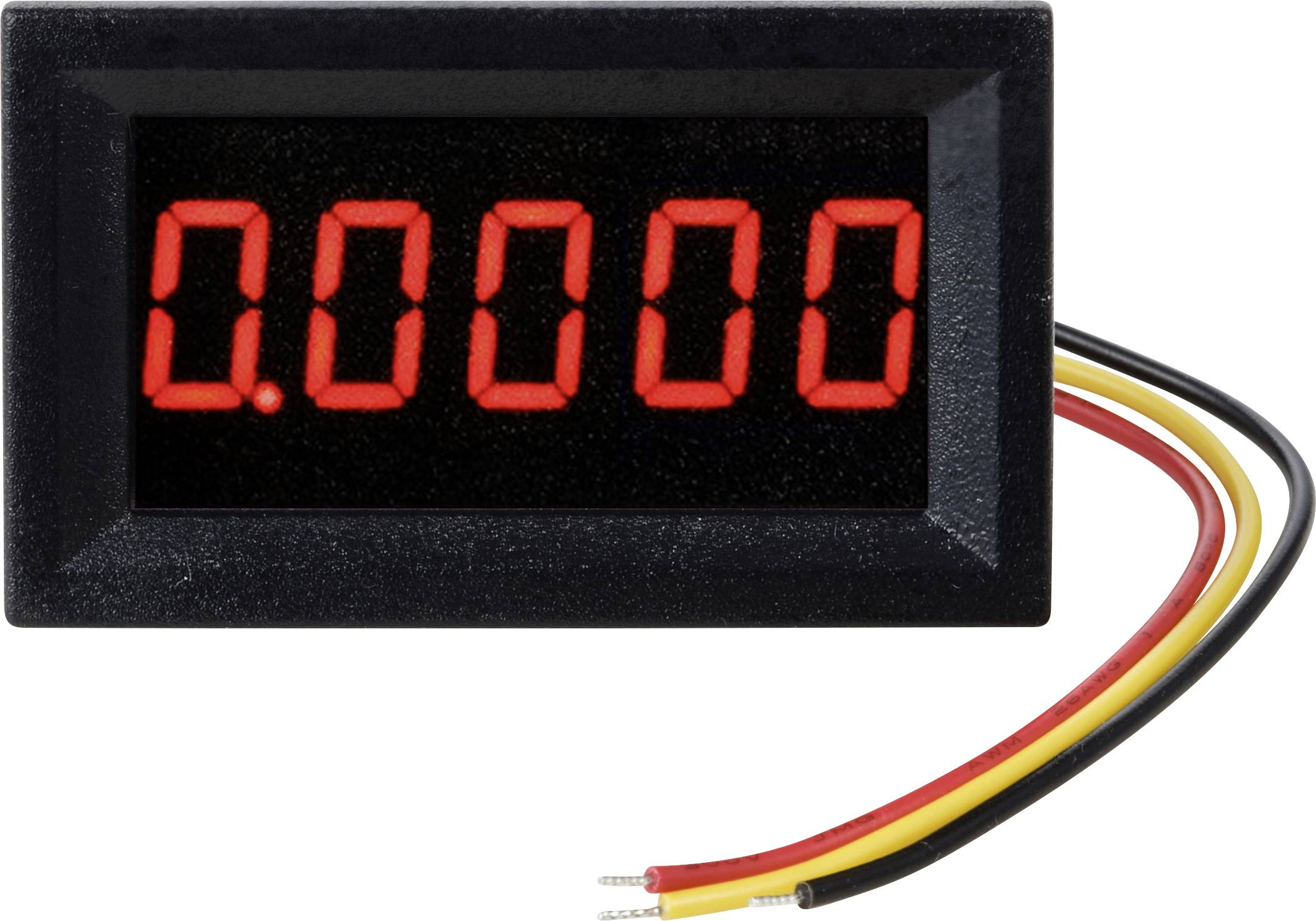 TRU COMPONENTS TC-AM5D-RED Appareil de mesure numérique à encastrer