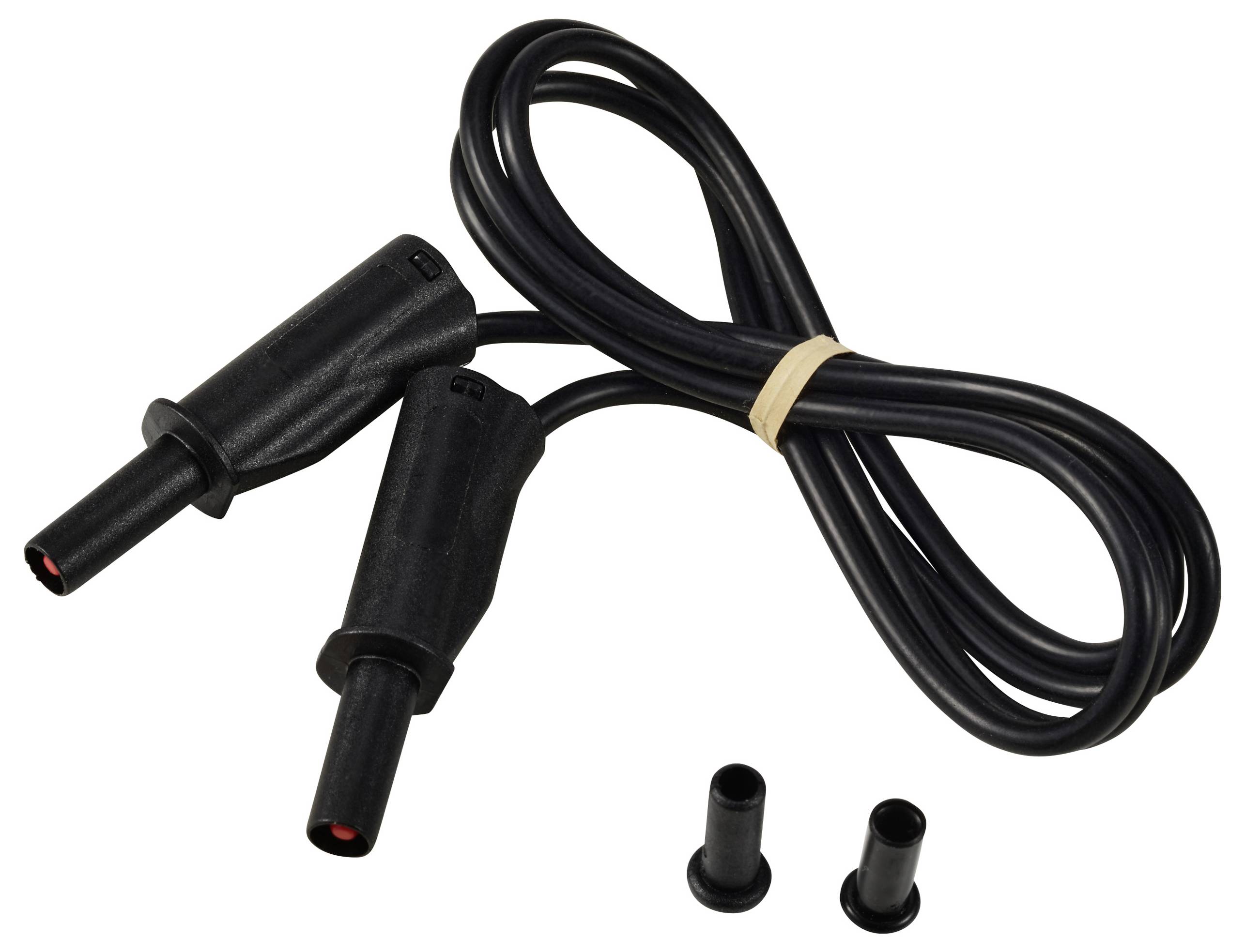 VOLTCRAFT MSB-532 Messleitung 4mm 1 m schwarz 2,5mm² CAT IV 600V 32 A