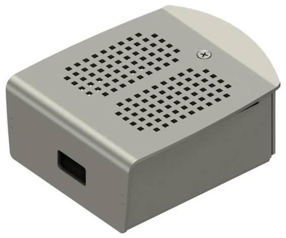 Fischer Elektronik Boîtier pour ordinateur monocarte Convient pour (kits de développement): Raspberry Pi® aluminium (anodisé)
