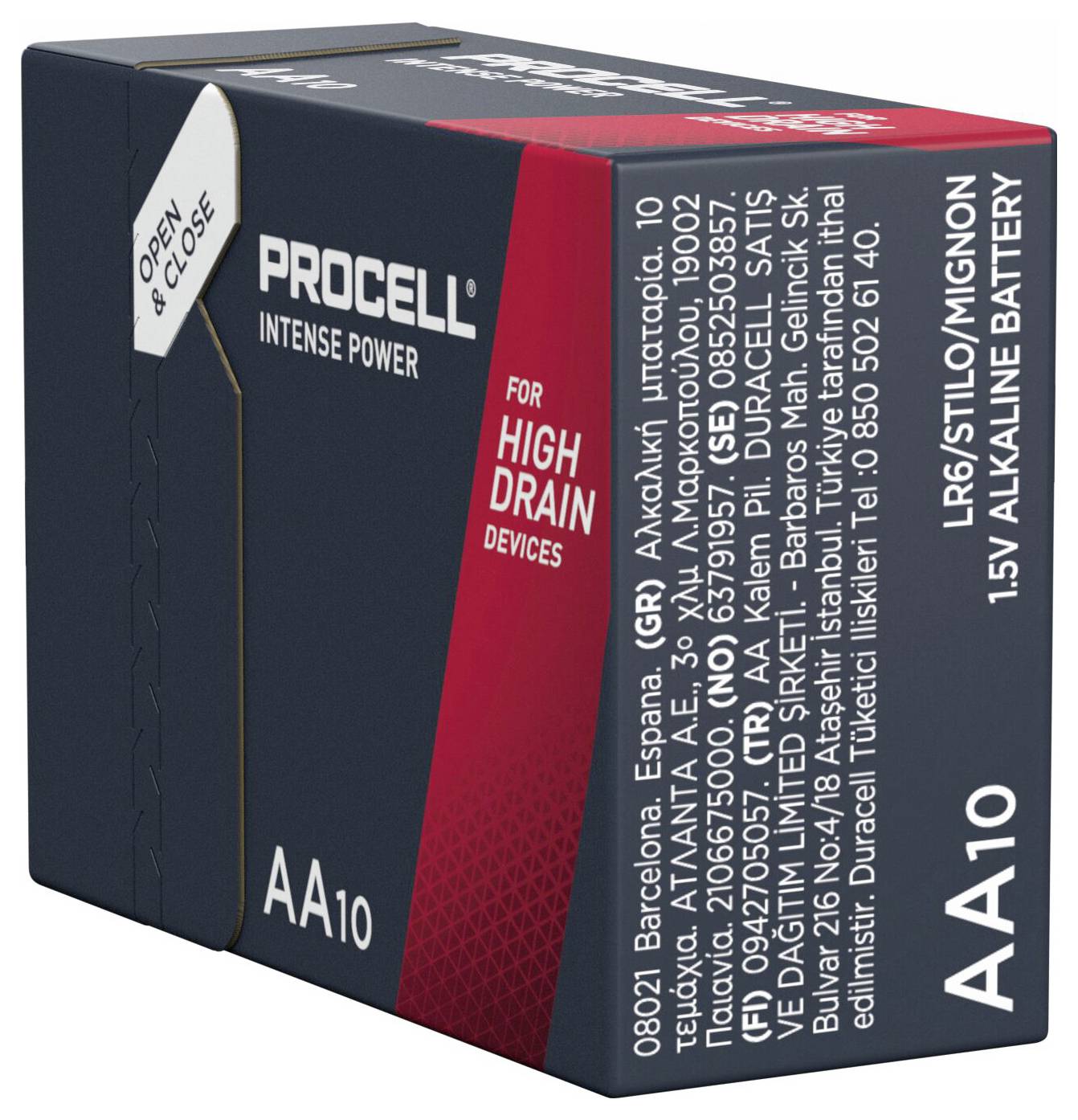 Procell Intense MN1500 Pile LR6 (AA) 1.5 V 10 pc(s)