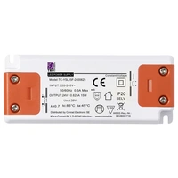 TRU COMPONENTS TC-YSL15F-2400625 Transformateur pour LED à tension constante 15 W 0.625 A 24 V/DC homologué pour les meubles TRU COMPONENTS TC-YSL15F-2400625 Transformateur pour LED à tension constante 15 W 0.625 A 24 V/DC homologué pour les meubles