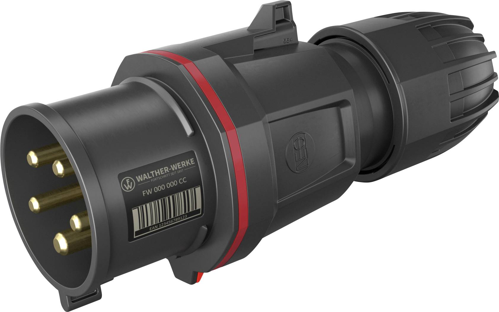 Walther Werke FW231506CC Mâle CEE 32 A 5 pôles 230 V, 400 V 1 pc(s)