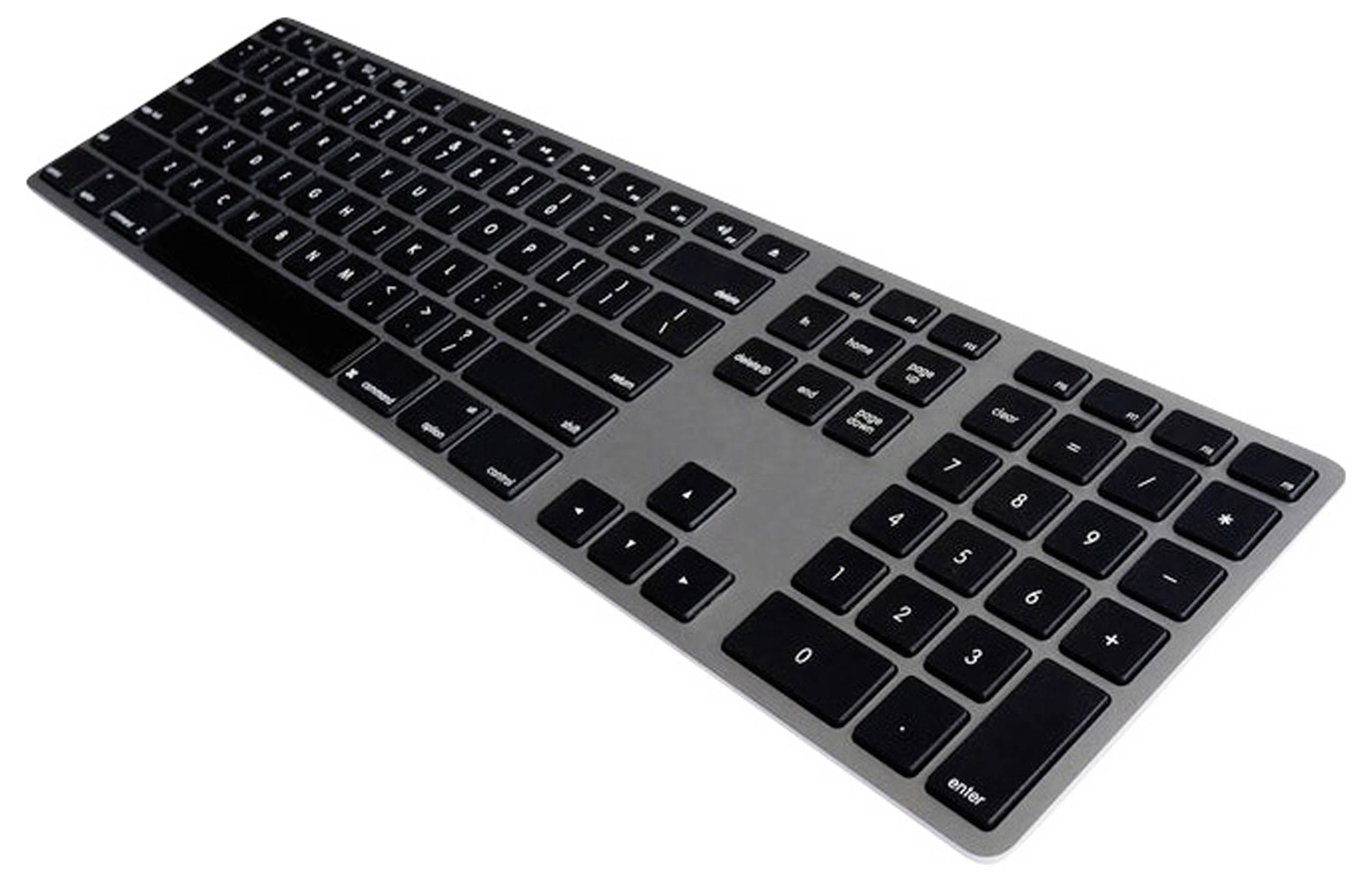 Matias FK318B Wired Aluminium Keyboard for Mac USB Clavier anglais US, QWERTY, Mac gris sidéral