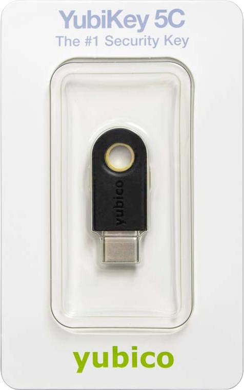 Yubico Clé USB gestionnaire de mots de passe YubiKey 5C noir/or 5060408461488