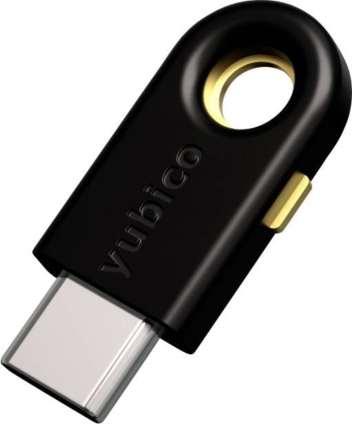 Yubico Clé USB gestionnaire de mots de passe YubiKey 5C FIPS noir/or 5060408464267
