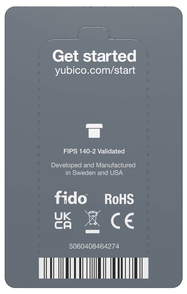 Yubico Clé USB gestionnaire de mots de passe YubiKey 5C Nano FIPS noir/or 5060408464274